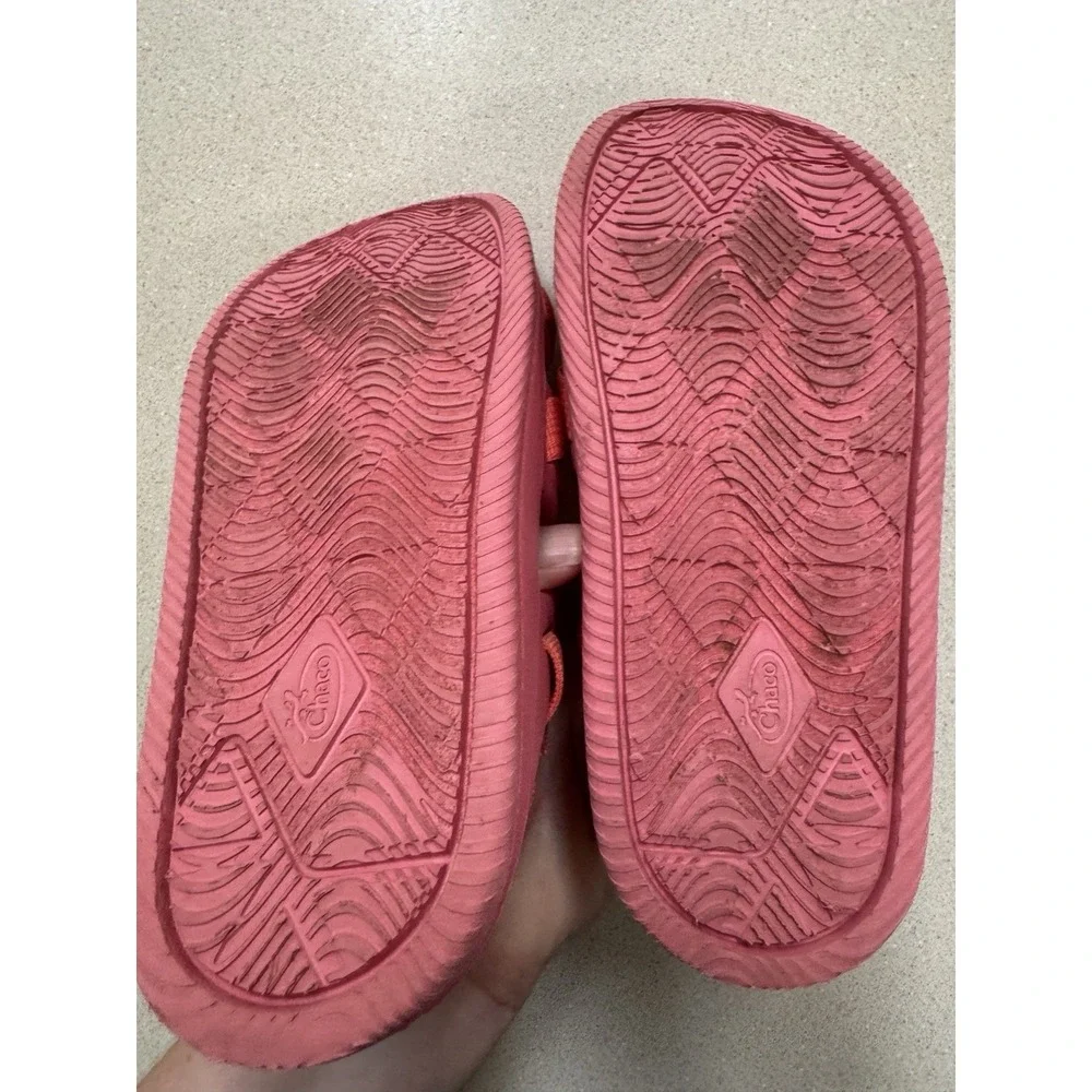 Chaco Chillos Pink Orange Unisex Kids Strappy Sandal Synthetic US 2 EU 33